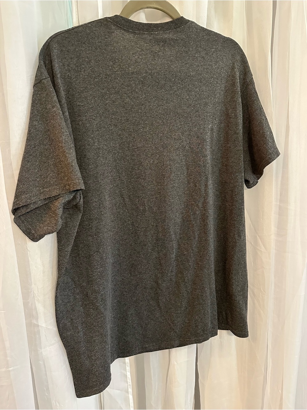 Women’s Charcoal 'Resting Grinch Face' Graphic Tee - Delta Pro Weight - Picture 4 of 4